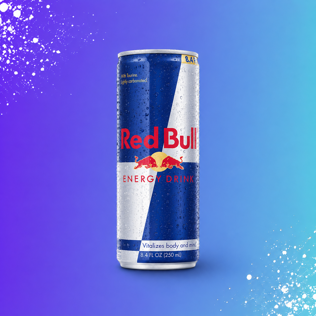 Can of Red Bull energy drink