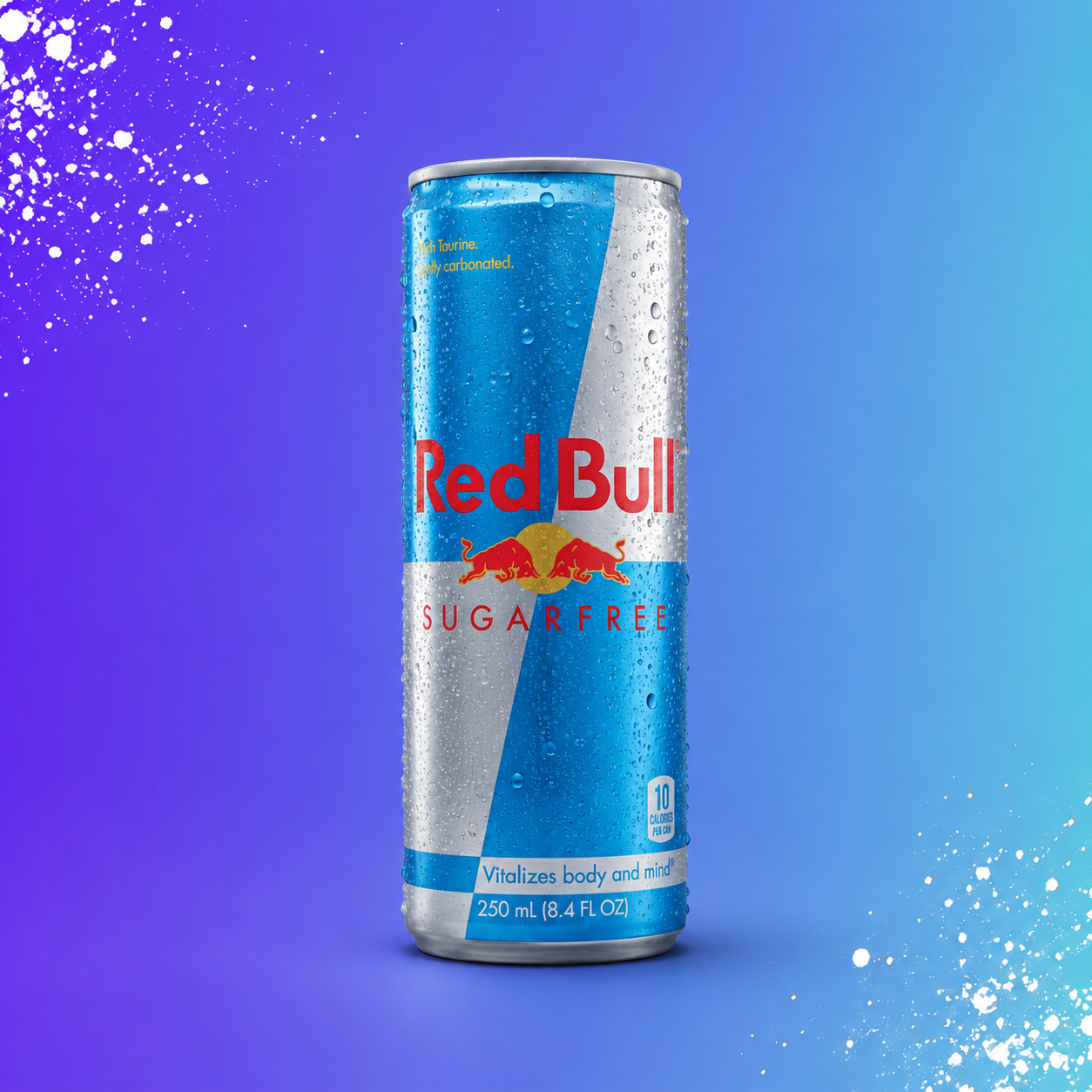 Can of sugar-free Red Bull energy drink